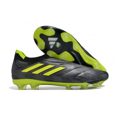 Crampons de Foot adidas Copa Pure+ FG Noir Vert