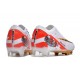 Nike Air Zoom Mercurial Vapor 15 Elite FG Blanc Rouge Or