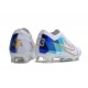 Nike Air Zoom Mercurial Vapor 15 Elite FG Blanc Bleu Or
