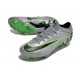 Nike Air Zoom Mercurial Vapor 15 Elite FG Gris Noir Vert