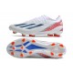 Chaussures adidas X Crazyfast Messi.1 FG Blanc Bleu Rouge