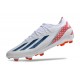 Chaussures adidas X Crazyfast Messi.1 FG Blanc Bleu Rouge