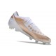 Chaussures adidas X Crazyfast Messi.1 FG Blanc Cuivre Métallique