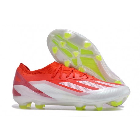 Chaussures adidas X Crazyfast Messi.1 FG Rouge Blanc