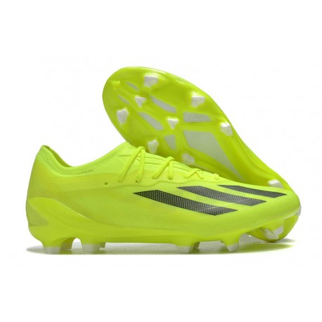 Chaussures adidas X Crazyfast Messi.1 FG Jaune Solaire Noir