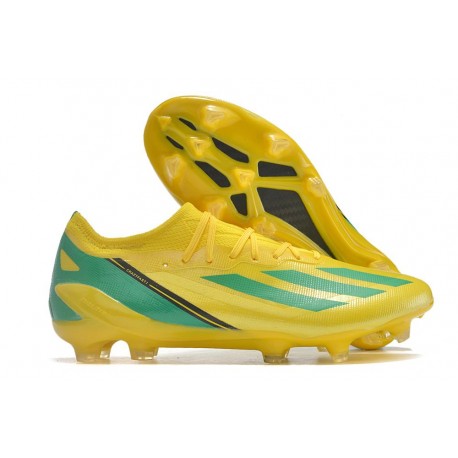 Chaussures adidas X Crazyfast Messi.1 FG Jaune Vert