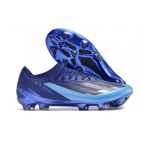 Chaussures adidas X Crazyfast Messi.1 FG Turquoise Bleu