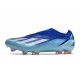 Crampons adidas X Crazyfast.1 FG Laceless Royal Vif Blanc Rouge Solaire