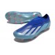Crampons adidas X Crazyfast.1 FG Laceless Royal Vif Blanc Rouge Solaire