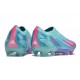 Crampons adidas X Crazyfast.1 FG Laceless Messi X Miami Turquoise Rose