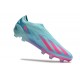 Crampons adidas X Crazyfast.1 FG Laceless Messi X Miami Turquoise Rose