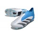 Crampons adidas Predator Accuracy+ FG Blanc Bleu Noir