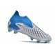 Crampons adidas Predator Accuracy+ FG Blanc Bleu Noir