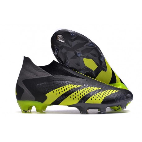 Crampons adidas Predator Accuracy+ FG Noir Vert