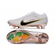 Nike Air Zoom Mercurial Vapor 15 Elite FG Blanc Or Noir