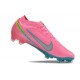 Nike Air Zoom Mercurial Vapor 15 Elite FG Rose Bleu