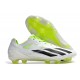 Crampons adidas X Crazyfast + FG Blanc Noir Citron Lucide