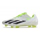 Crampons adidas X Crazyfast + FG Blanc Noir Citron Lucide