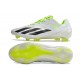 Crampons adidas X Crazyfast + FG Blanc Noir Citron Lucide