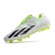 Crampons adidas X Crazyfast + FG Blanc Noir Citron Lucide