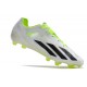 Crampons adidas X Crazyfast + FG Blanc Noir Citron Lucide