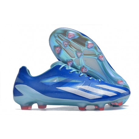 Crampons adidas X Crazyfast + FG Royal Vif Blanc Rouge Solaire