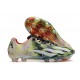 Crampons adidas X Crazyfast + FG Citron Lucide Blanc Rouge