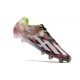 Crampons adidas X Crazyfast + FG Citron Lucide Blanc Rouge