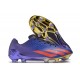 Crampons adidas X Crazyfast + FG Violet Rouge Bleu