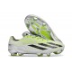 Crampons adidas X Crazyfast Strung+ FG Gris Citron Lucide 