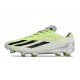 Crampons adidas X Crazyfast Strung+ FG Gris Citron Lucide 