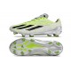 Crampons adidas X Crazyfast Strung+ FG Gris Citron Lucide 
