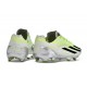Crampons adidas X Crazyfast Strung+ FG Gris Citron Lucide 