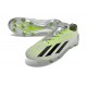 Crampons adidas X Crazyfast Strung+ FG Gris Citron Lucide 