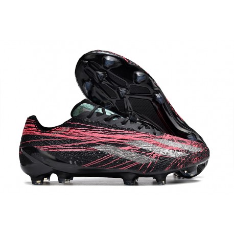 Crampons adidas X Crazyfast Strung+ FG Noir Rose