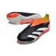 Crampons adidas Predator Elite Laceless FG Noir Banc Rouge Solaire