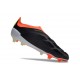Crampons adidas Predator Elite Laceless FG Noir Banc Rouge Solaire