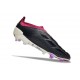 Crampons adidas Predator Elite Laceless FG Noir Blanc Violet