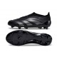 Crampons adidas Predator Elite Laceless FG Noir Carbone