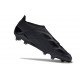 Crampons adidas Predator Elite Laceless FG Noir Carbone