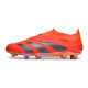 Crampons adidas Predator Elite Laceless FG Rouge Noir Jaune 