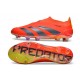 Crampons adidas Predator Elite Laceless FG Rouge Noir Jaune 