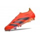 Crampons adidas Predator Elite Laceless FG Rouge Noir Jaune 