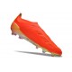 Crampons adidas Predator Elite Laceless FG Rouge Noir Jaune 