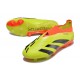 Crampons adidas Predator Elite Laceless FG Jaune Noir Rouge