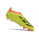 Crampons adidas Predator Elite Laceless FG Jaune Noir Rouge