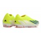 Crampons adidas X Crazyfast.1 FG Laceless Jaune Solaire Equipe Noir Blanc