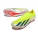 Crampons adidas X Crazyfast.1 FG Laceless Jaune Solaire Equipe Noir Blanc