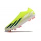 Crampons adidas X Crazyfast.1 FG Laceless Jaune Solaire Equipe Noir Blanc
