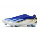 adidas X Crazyfast.1 FG Laceless Messi Bleu Lucide Eclat de Bleu Blanc